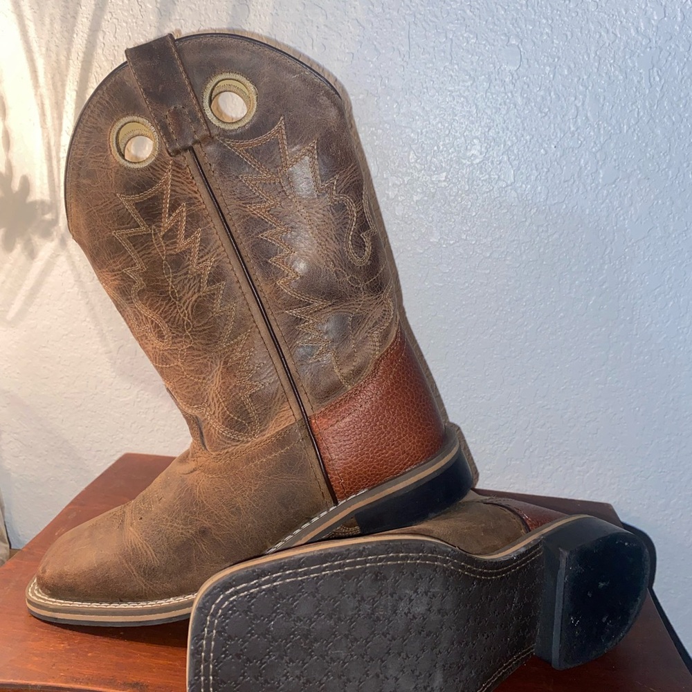 Smoky Mountain Boots Leather Cowboy Boots size 4
